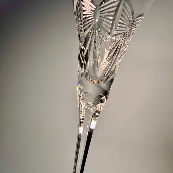 Waterford Millennium “Prosperity” Crystal Champagne Flutes Set of 2 (with Box) - Picture 4 of 5